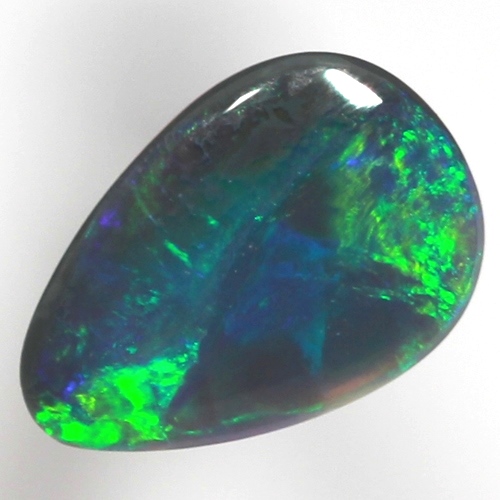 SOLID BLACK OPAL Neon bright green colour 